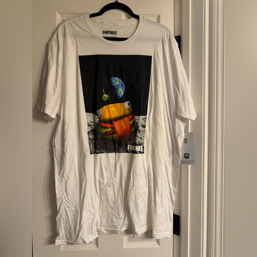 Fortnite White Graphic T-Shirt 2X